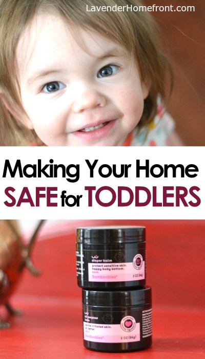 Make your home safe for toddler pinnable image