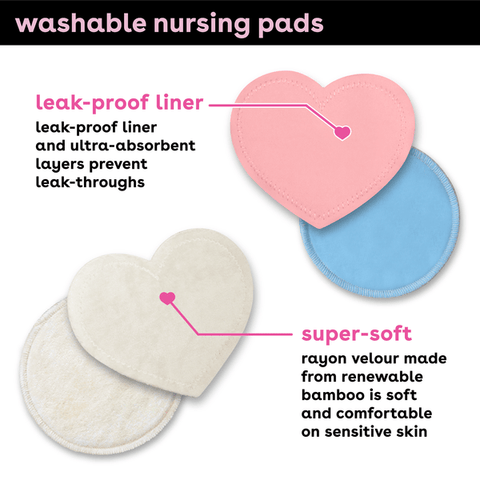 washable nursing pads - overnight vs. daytime