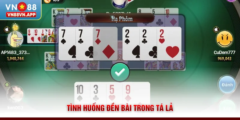 Tình huống đền bài trong Tá Lả